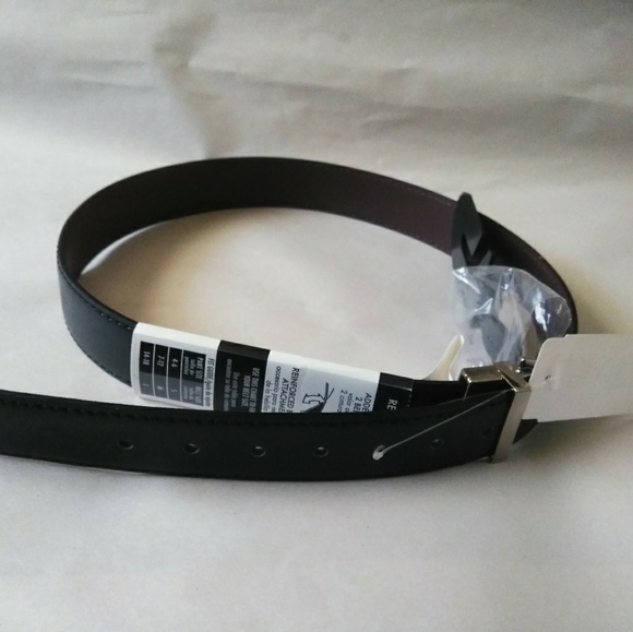 GEORGE MEN'S REVERSIBLE LEATHER BELT - Picture 3 of 8